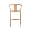 Meridian Furniture,Beck Beige Hand Woven Rope Stool, Set of 2 - 2 of 4
