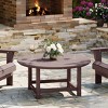 WestinTrends Malibu Low Outdoor HDPE Round Patio Coffee Table - 2 of 4