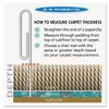 ES Robbins EverLife Light Use Chair Mat for Flat to Low Pile Carpet, Rectangular with Lip, 36 x 48, Clear - 3 of 4