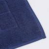 Cotton Solid Absorbent Thick Checkered Grid Washable Bath Mats, Set of 2 by Blue Nile Mills - 4 of 4