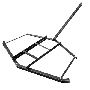 Heavy Duty Drag Harrow, Tow Behind Driveway Grader, q235 Steel Tractor Harrow with Reinforced Connections & Pin Hitch, 50 Lbs Capacity, for ATVs,UTVs - 1 of 4