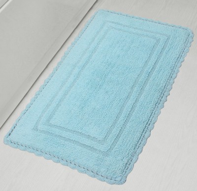 Xl Non-slip Bathtub Mat With Drain Holes Aqua - Slipx Solutions : Target