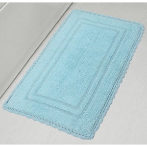 Casual Elegence Collection Cotton Reversible Tufted Bath Rug - Home Weavers - 1 of 4