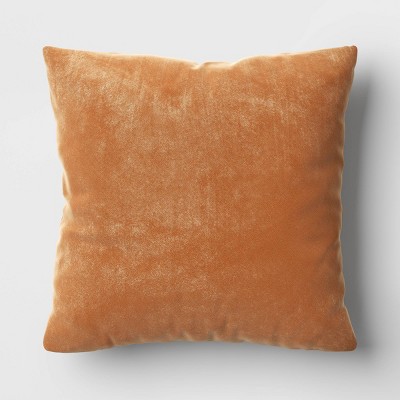 Velvet Solid Square Outdoor Throw Pillow - Threshold™