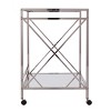 Maxton Bar Cart - HZ2040 - Silver/Charcoal - SEI - 4 of 4