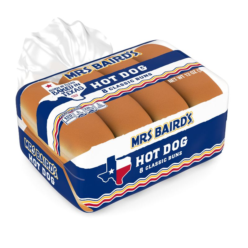 Mrs. Baird&#39;s Hot Dog Buns - 12oz/8ct, 5 of 7
