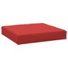 vidaXL Pallet Cushion Red Oxford fabric, Foam fiber - 2 of 4