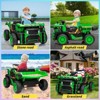 Jojoka 24V 2-Seater Ride-On Dump Truck with Remote Control, Electric Construction Vehicle with Dump Bed, Shovel, Music, Lights - 3 of 4