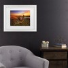 Trademark Fine Art - Piotr Krol Bloody Sunset Matted Framed Art - 2 of 4