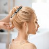 Unique Bargains Women's Metal Long Duckbill Hair Clips Gray Yellow 5.31"x0.83"x1.18" 2 Pcs - 3 of 4