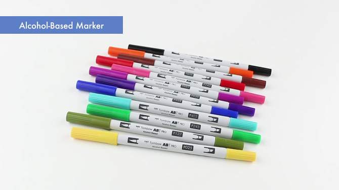 12ct ABT PRO Dual-Tip Alcohol Based Art Markers People Palette - Tombow, 2 of 7, play video