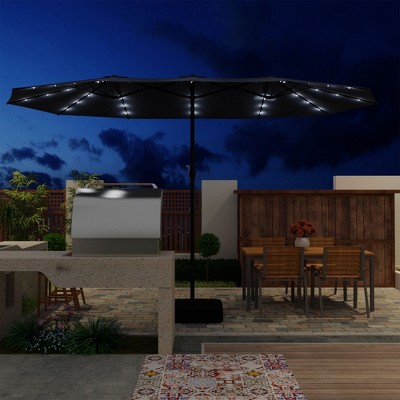 FUFU&GAGA Double-Head Outdoor Patio Umbrella �C Large Size for Ultimate Sun Protection
