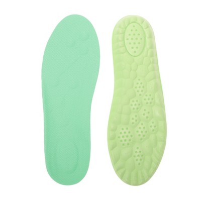 Unique Bargains Trim to Fit Shoe Inserts Fit Shoe White Blue 1 Pair