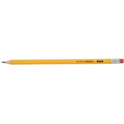 School Smart No 2 Pencils, Pre-Sharpened, Hexagonal with Latex-Free Erasers, Pack of 144