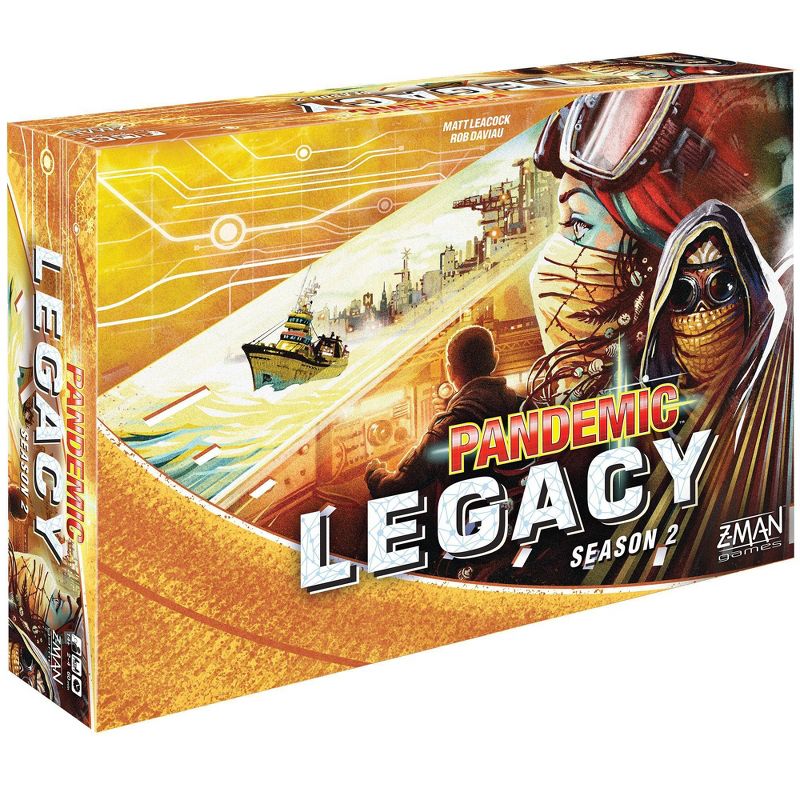 Zman Games Pandemic: Legacy Season 2 (Yellow Edition) Board Game, 1 of 8