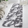 Machine Washable Rug Soft Fluffy Shaggy Area Rug Non Slip Ultra Soft Fluffy Indoor Floor Carpet for Living Room Bedroom Nursery - 3 of 4