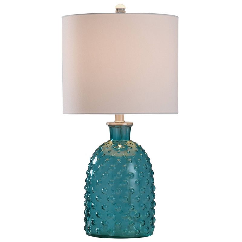 Cerulean Glass Blistered Glass Table Lamp - StyleCraft, 3 of 11