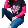 Women's Rhinestone Mesh Long Sleeve Top - Sterling Kreek - 3 of 3