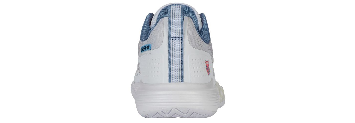 Женские кроссовки K-Swiss Ultra Court Pickleball Shoe (White/Faded Denim/Dubarry)., цвет: Белый — фото 4