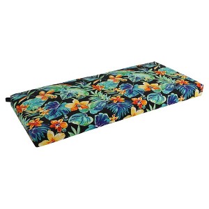 Blazing Needles, 45-inch by 19-inch Outdoor Spun Polyester Loveseat Cushion - 1 of 3