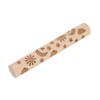 Unique Bargains Wood Clay Grain Texture Carved Fine Baking DIY Rolling Pins - 3 of 4