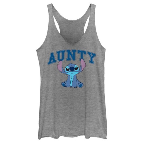 Women's Lilo & Stitch Sitting Cute Aunty Racerback Tank Top - image 1 of 4