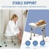 Dr. Kay's Adjustable Shower Chair for Elderly & Disabled, Heavy Duty, 350 lb Capacity - 4 of 4