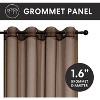 GoodGram Montauk Accents 2 Piece Grommet Top Summery Sheer Voile Window Curtain Panels For Extra Long & Taller Windows - 2 of 3