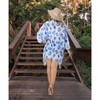 HAPPY BAY Women's Open Front Summer Tropical Beach Loose Casual Duster Tops Beachwear Duster Cardigan Cover Up Dusters for Women L-XL Blue, Starfish - 4 of 4