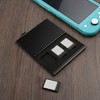 Insten Game Card Case For Nintendo Switch and OLED Model Games Storage Aluminum Portable Holder, 6 Game Slots, Black - 2 of 4