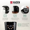 Haden Dorset 4 Slice Wide Slot Stainless Steel Toaster Bundled with 12 Cup Programmable Drip Coffee Maker Coffee Machine, Black & Copper - 3 of 4
