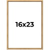 PosterPalooza | Classic Modern Gold Picture Frame - UV Acrylic, Foam Board Backing, Hanging Hardware - 2 of 4