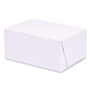 SCT Bakery Boxes, Standard, 6 x 4.45 x 2.75, White, Paper, 250/Carton - 1 of 4