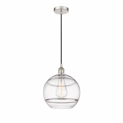 Rochester - 1 Light Cord Hung Mini Pendant In Industrial Style-13.38 Inches Tall and 12 Inches Wide