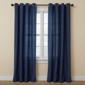 BrylaneHome Poly Cotton Canvas Grommet Panel - 1 of 3