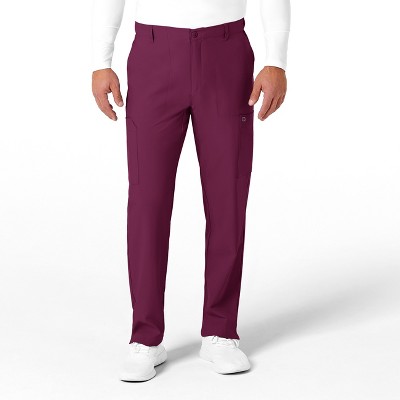 Wink W123 Men's Flat Front Cargo Scrub Pant