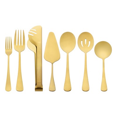 REGALWOVEN Stainless Steel Durable Rust-Proof Corrosion Resistant Flatware Set 10 Pcs 1 Set