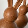 Sullivans 7" & 6" Bunny Figure Set of 2, Brown - 2 of 2
