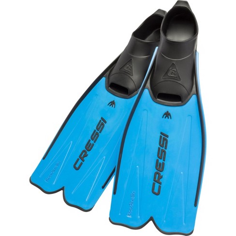 Cressi Rondinella Fins, Blue 45/46 - 10/11 : Target