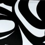 black swirl