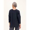 Women's Zipper Pocket Quarter Sleeve Top - Focus Fashion - 3 of 3