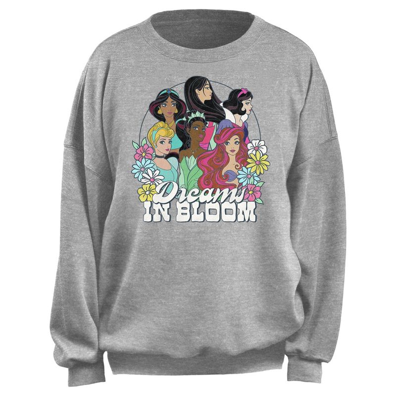 Junior's Disney Dreams in Bloom Group Sweatshirt, 1 of 3
