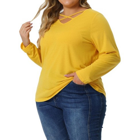 Yellow blouses cheap at target