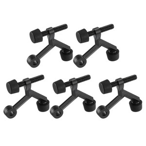 Unique Bargains Zinc Alloy Adjustable Rubber Bumper Tips Door Stopper - 1 of 4