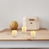 LumaBase Citronella Votive Candles in Frosted Glass Holders - Set of 12 - 4 of 4