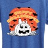 Women's - Peanuts - Peanuts Retro Halloween Short Sleeve Graphic T-Shirt - 2 of 4