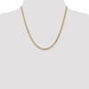 Black Bow Jewelry 3mm 14k Yellow Gold Solid Concave Anchor Chain Necklace - 2 of 4