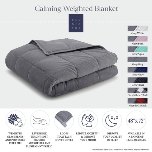 Weighted Blanket  15 lb Knit Weighted Blanket for Anxiety