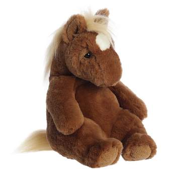 Aurora Medium Da Horse Sluuumpy Cozy Stuffed Animal Brown 11.5"