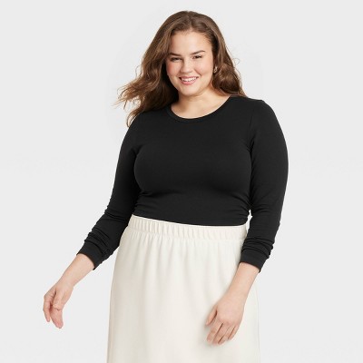 Women's Long Sleeve Seamless T-Shirt - A New Day™